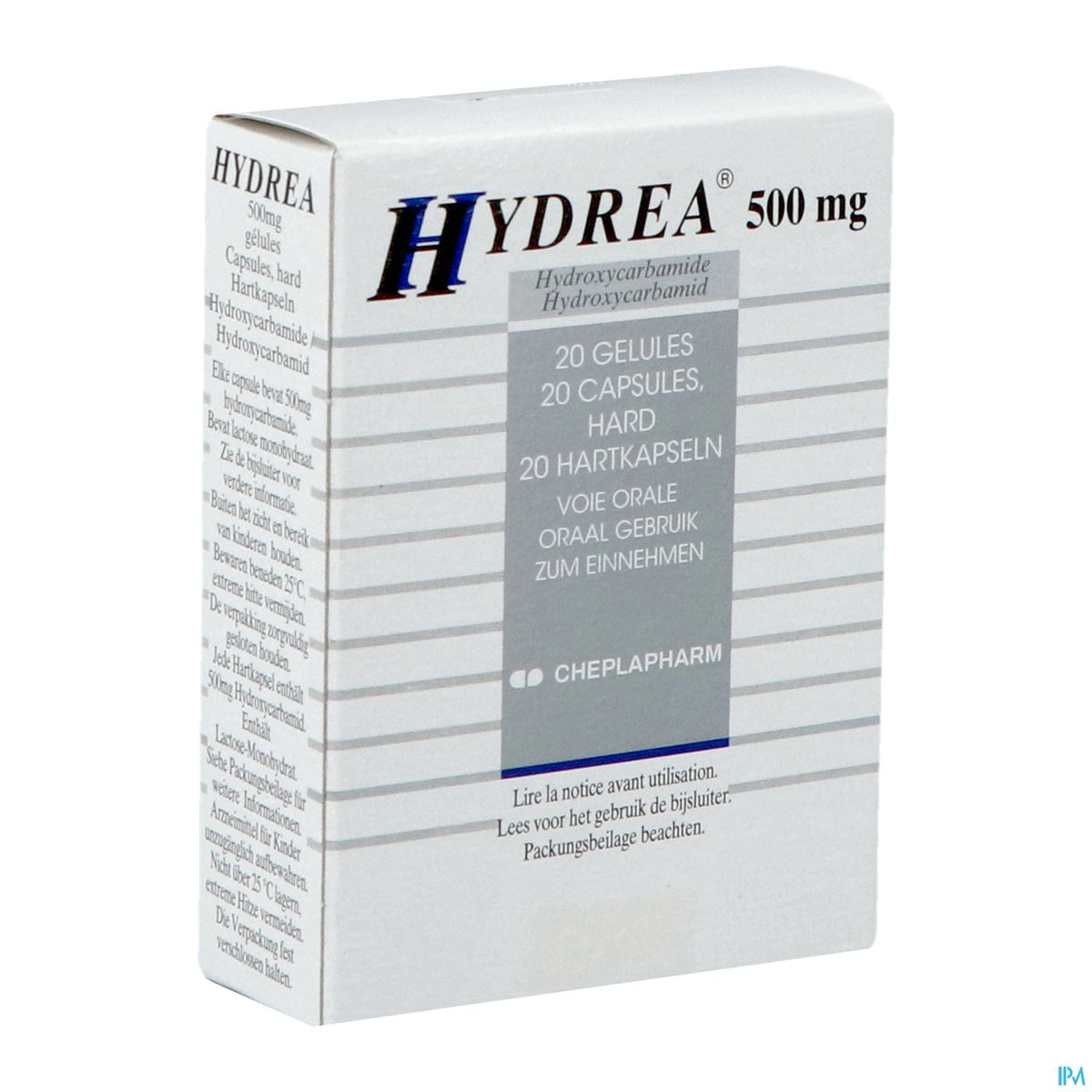 Hydrea 500mg | 20 capsules | Behandeling leukemie en bloedafwijkingen ...