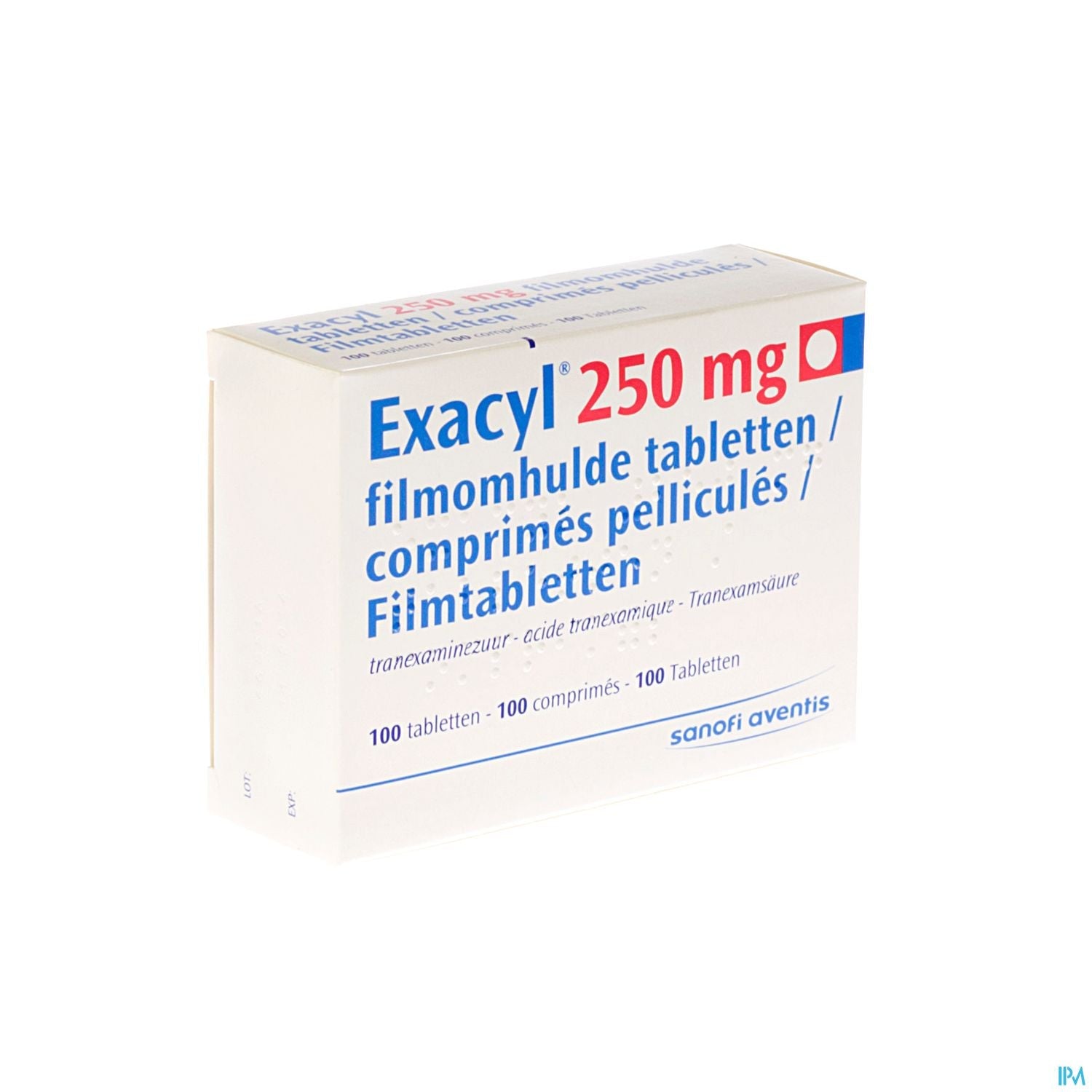 Exacyl 250 mg | 100 comprimés | Agent hémostatique – BENU
