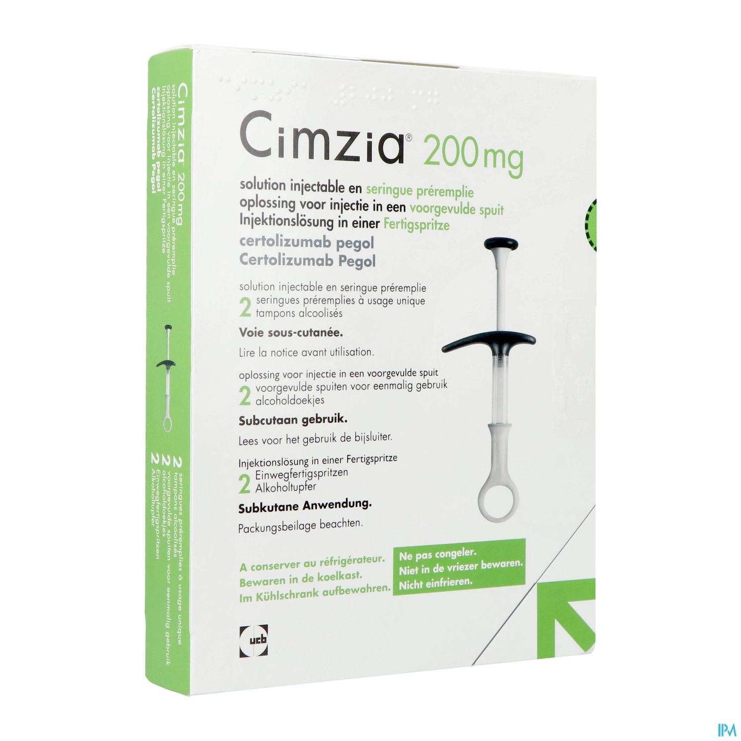 Cemizz Cimzia 200mg | 2 voorgevulde spuiten | Antilichaamtherapie – BENU