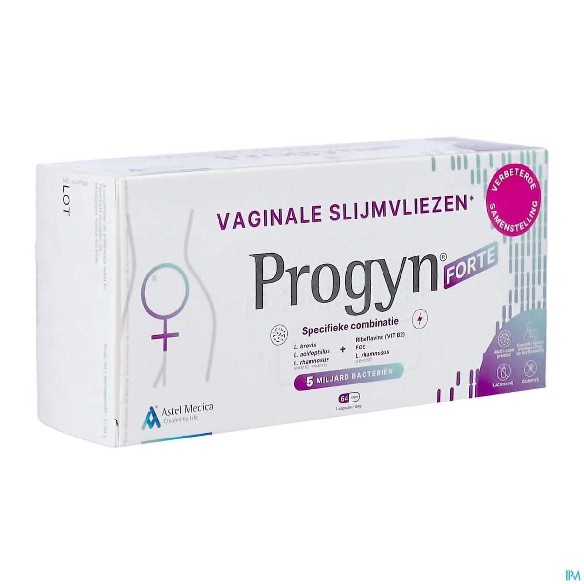 Progyn Forte | 64 capsules | Probiotiques femmes – BENU