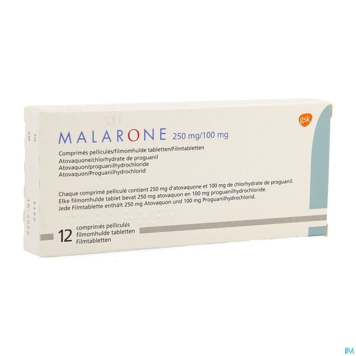 Malarone 250mg/100mg | 12 tabletten | Malaria – BENU