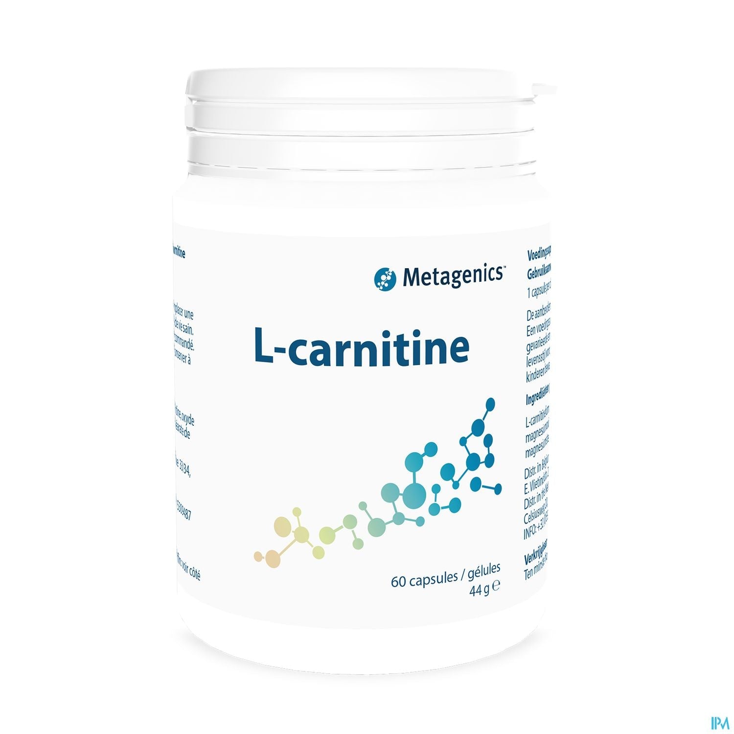 Metagenics L-Carnitine | 60 V-caps 500mg | Energiemetabolisme  BENU