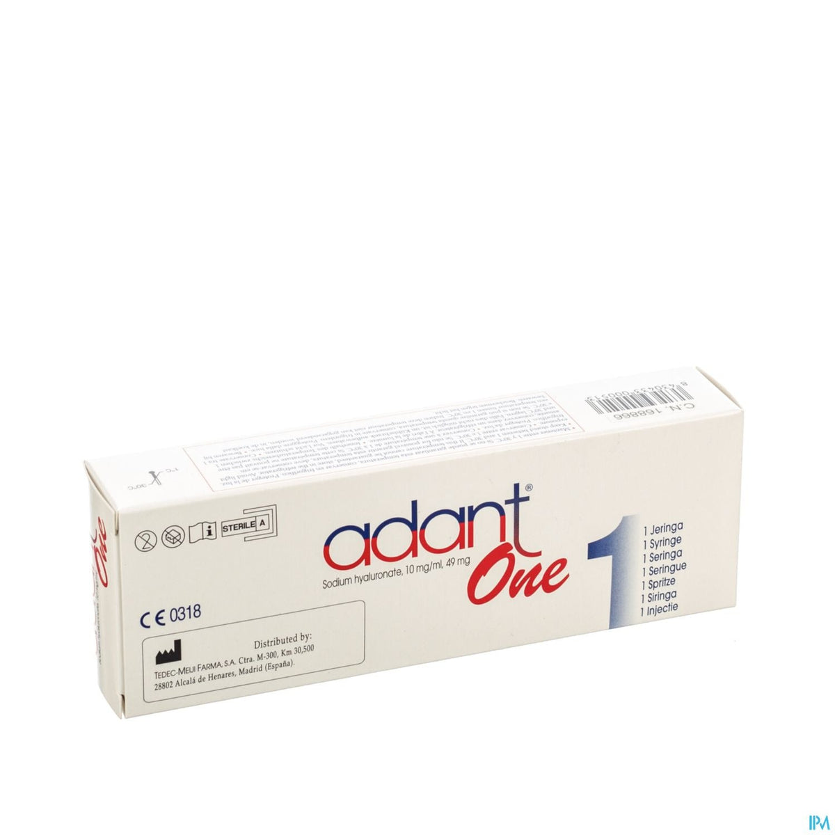 Adant One Voorgevulde Wegwerpspuit | Steriele Injectie – BENU