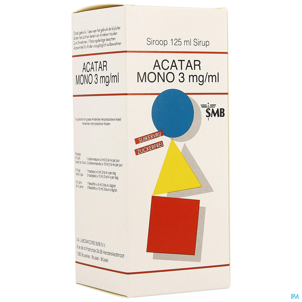 Acatar Mono 3mg/ml Siroop 125ml – BENU