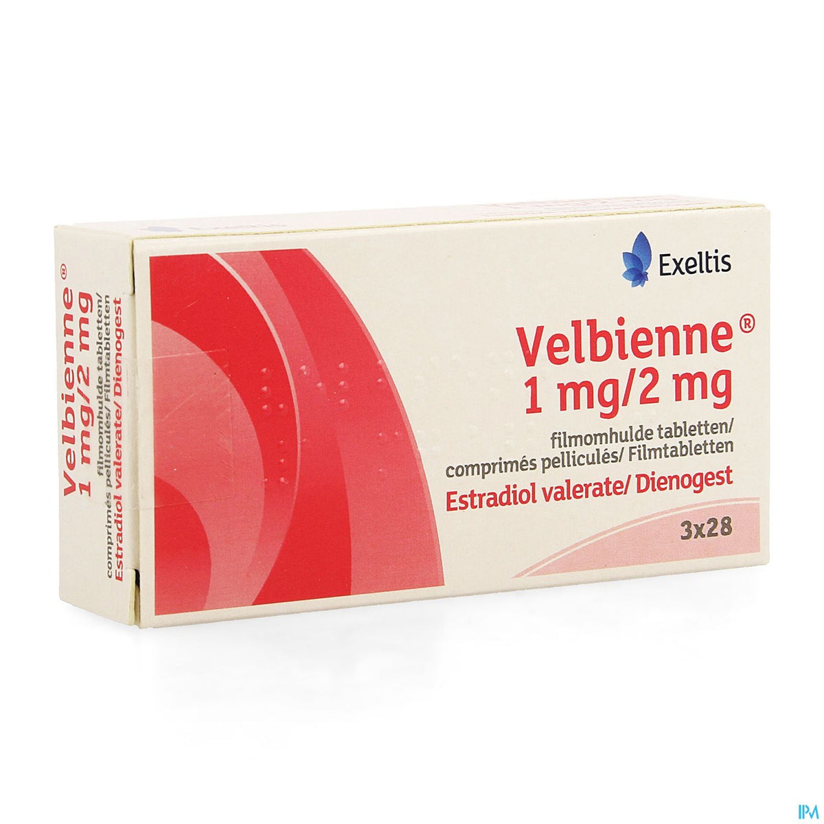 Velbienne 1mg/2mg | 3x28 tabletten | Hormonale substitutie – BENU