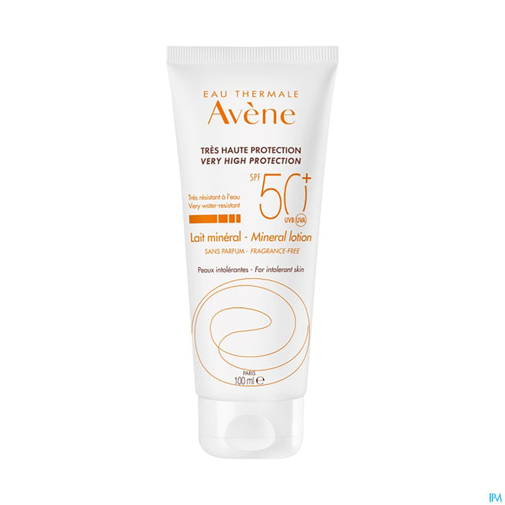 Avène SPF 50+ Minerale Melk | 100ml | Zonnebescherming - 100 ml