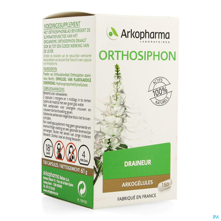 Arkogelules Orthosiphon Vegetal Caps 150 - 150 caps