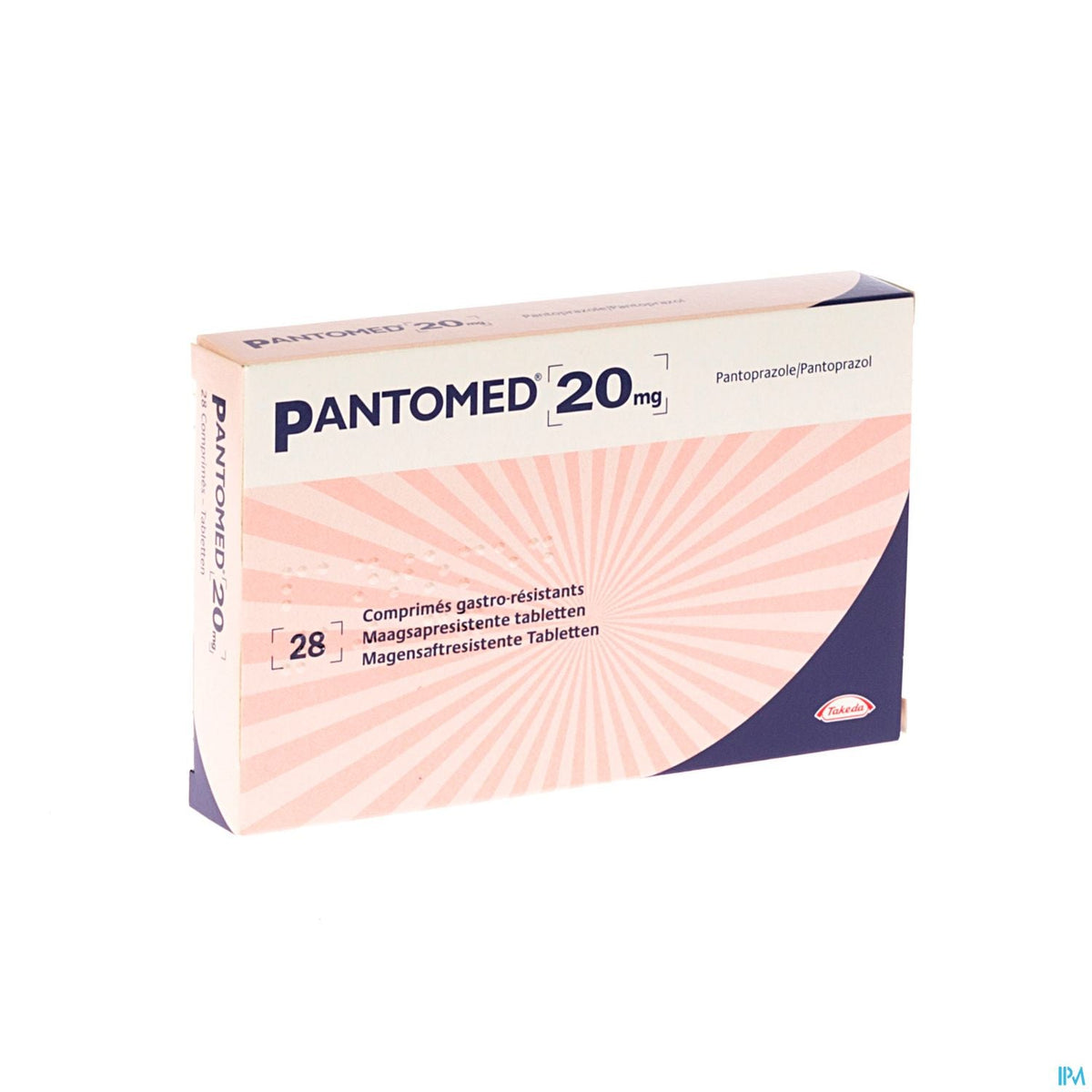 Pantomed 20 mg | 28 comprimés | Antiacides – BENU