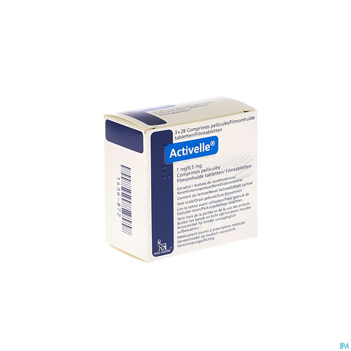 Activelle Activelle 1mg/0,5mg | 3 x 28 tabletten | Hormonale substitutie – BENU