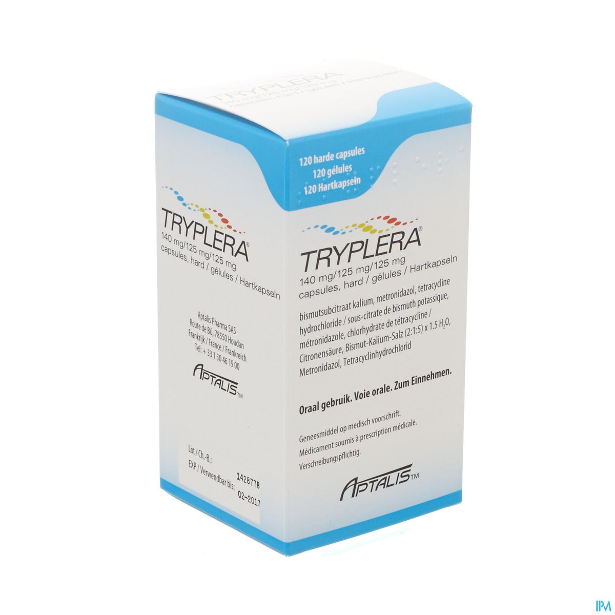 Tryplera 140mg/125mg/125mg Caps 120 – BENU