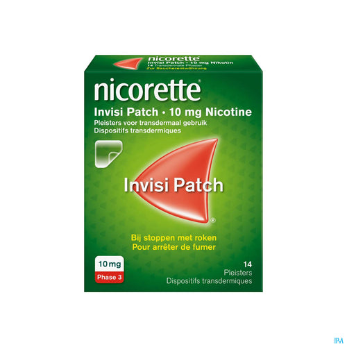 Nicorette Invisi Patch 10mg | 14 patchs | Arrter de fumer  BENU