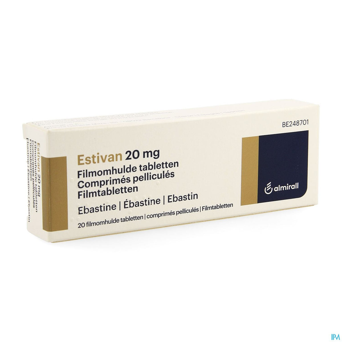 Estivan 20mg | 20 filmomhulde tabletten | Allergie – BENU